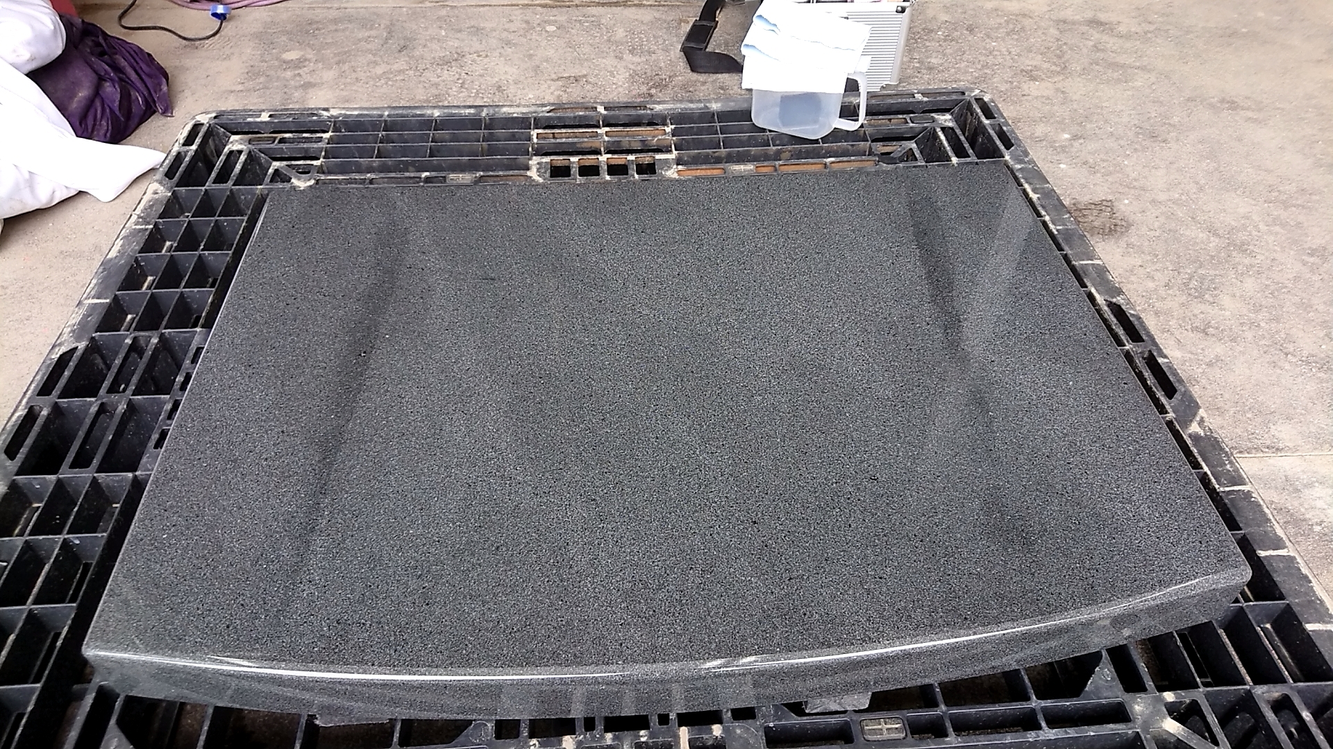 新着 緩衝材跡 中国山崎石墓誌裏