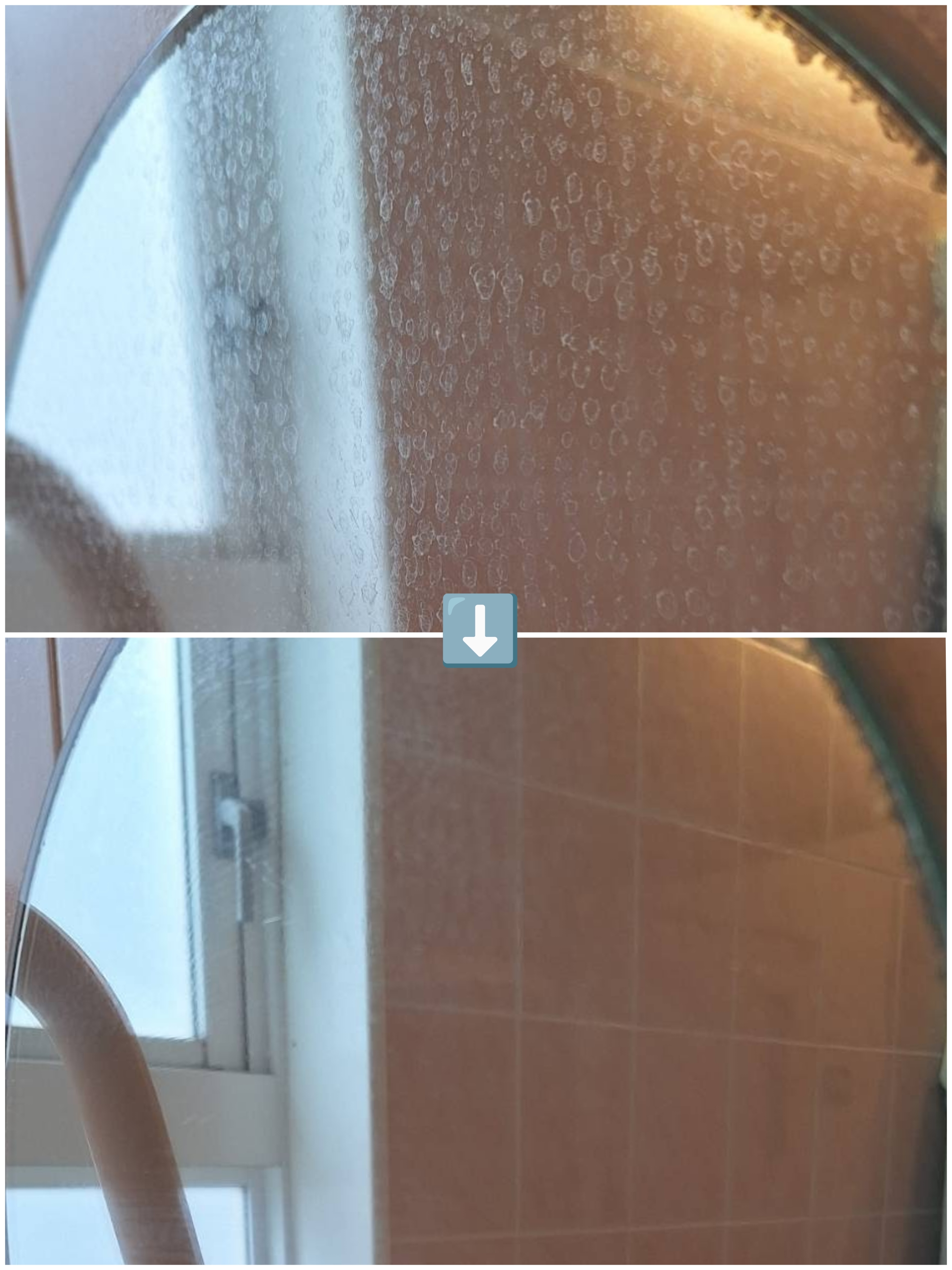 鏡ウロコ除去写真
